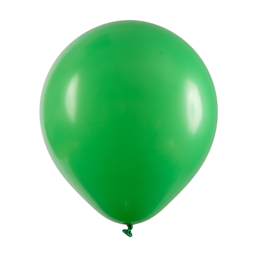 Balão de Látex Verde Folha - 8 Polegadas - 50 Unidades