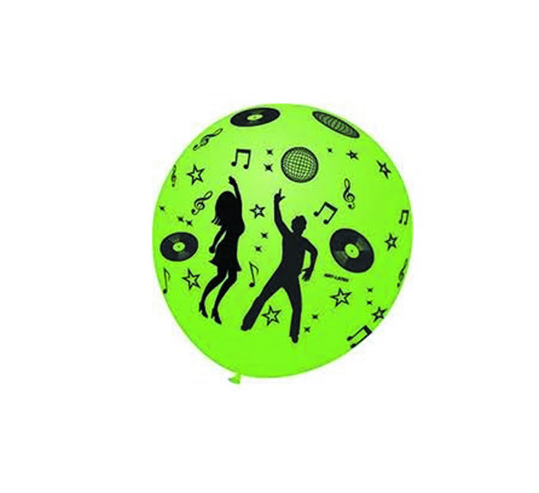 Balão Discoteca Verde Limão - 25 unidades