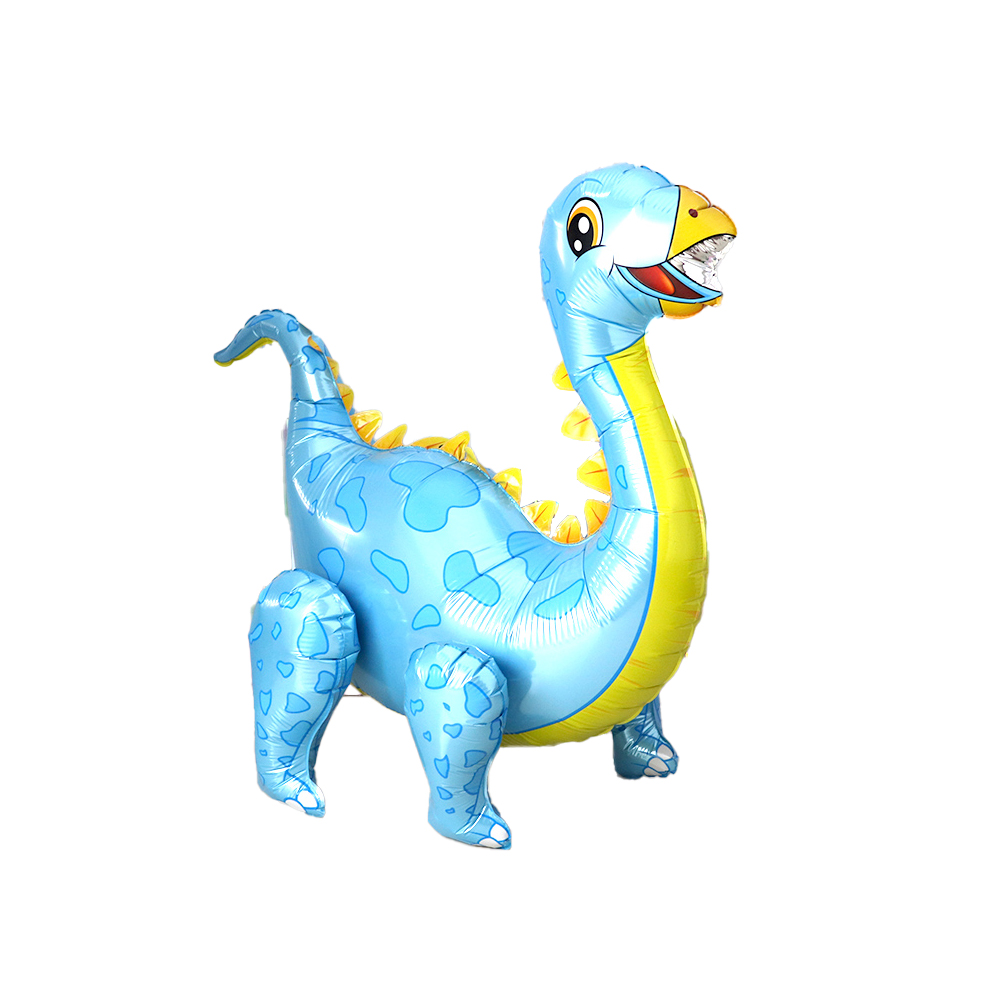 Balão Metalizado Dinossauro Azul  - 37 Polegadas