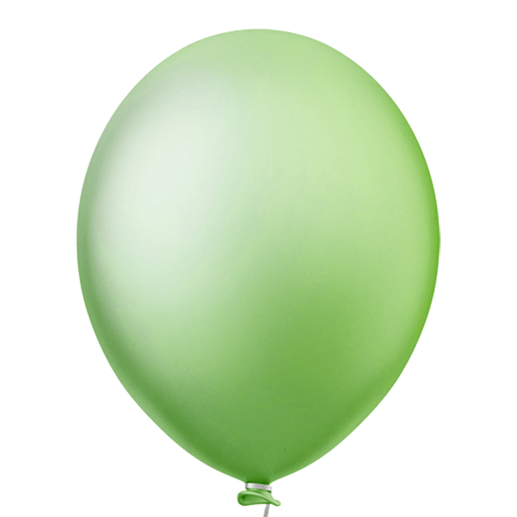 Balão Neon Verde - 9 Polegadas - 30 Unidades