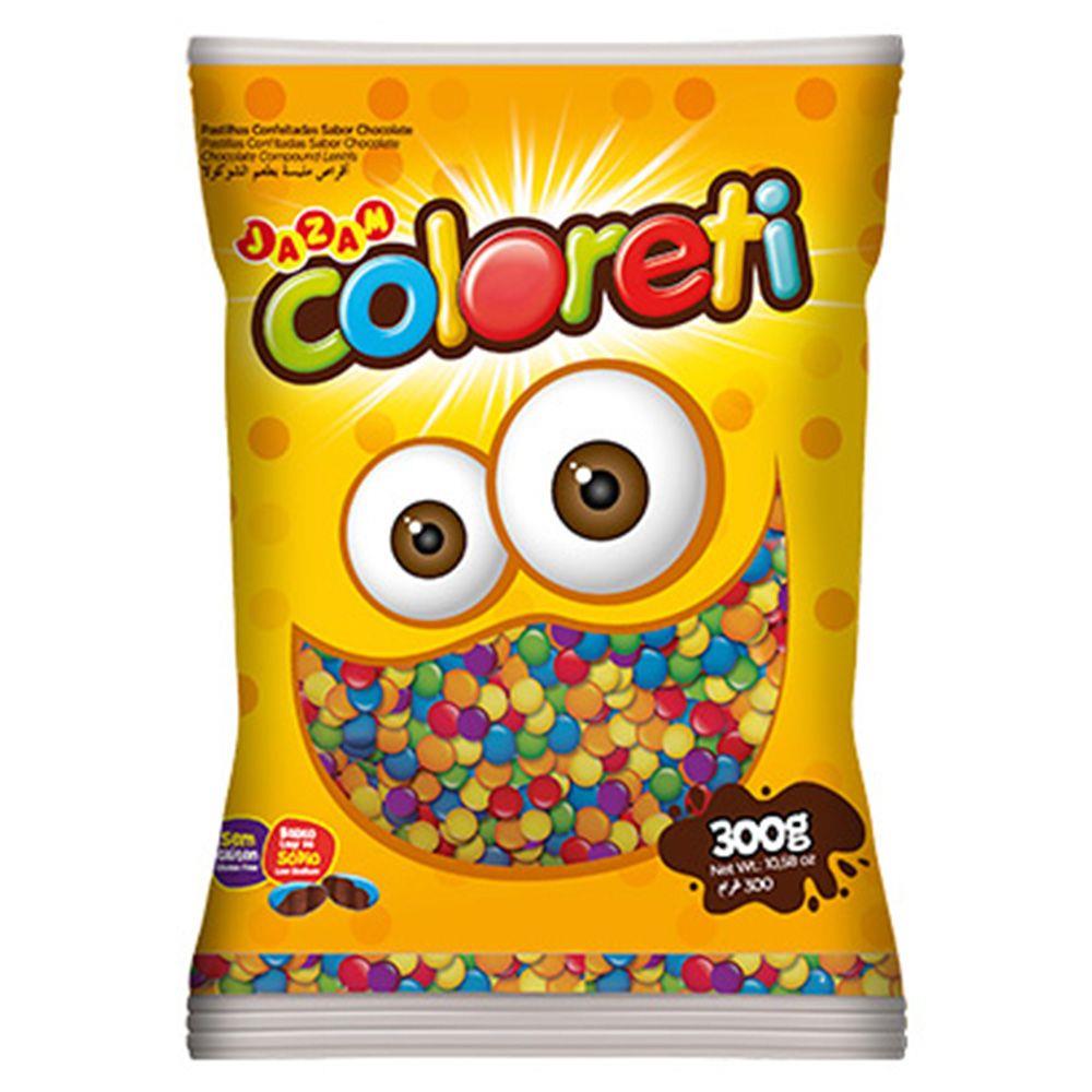 Confete Chocolate Coloreti Colorido - 300g