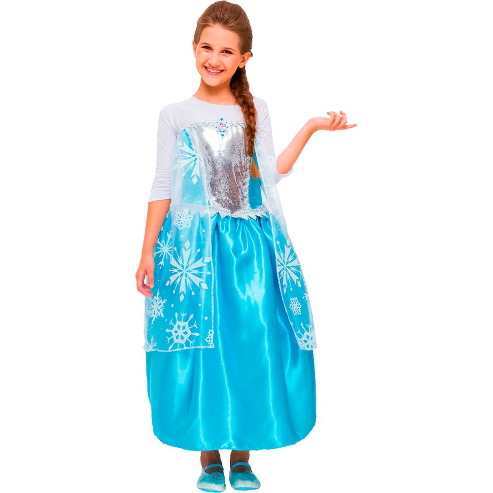 Fantasia Frozen Elsa - Luxo - Infantil