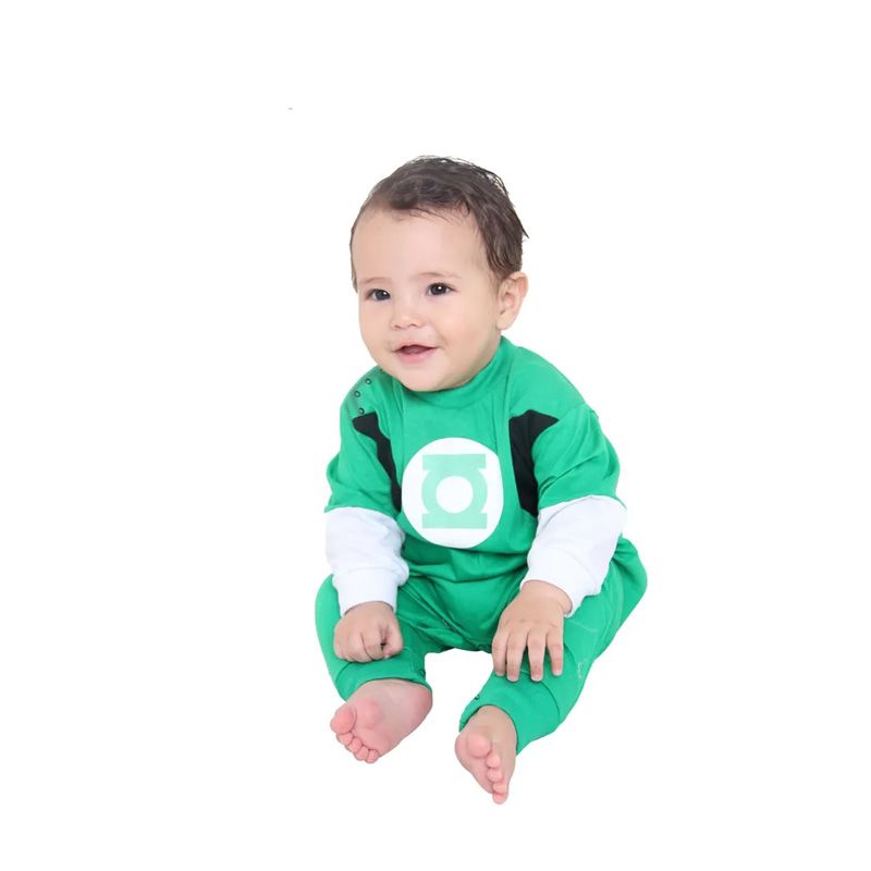 Fantasia Macacão Lanterna Verde Bebê