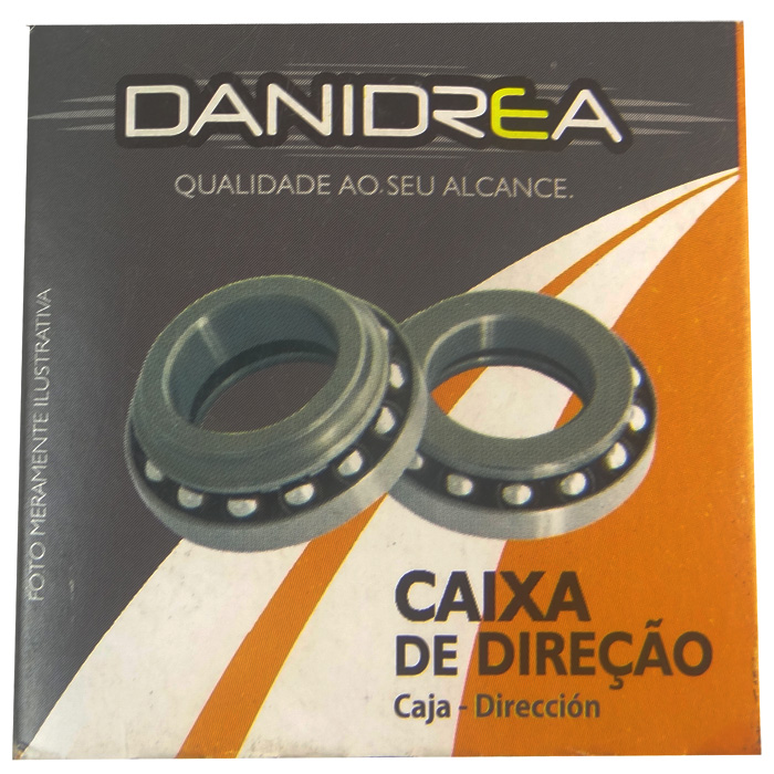 Caixa Direção Conica DT 200 / TDM 225 / XT 225 SUP Esferas + INF Cônica (danidrea)