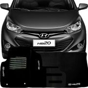 Tapete Carpete Tevic Hyundai Hb20 Completo Com Porta Malas 2012 13 14 15 16
