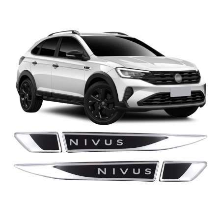 Aplique Emblema Lateral Tag Volkswagen Nivus