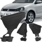 Apoio Descansa Braço Com Porta Objetos Rebatível Volkswagen Polo 2002 Até 2017