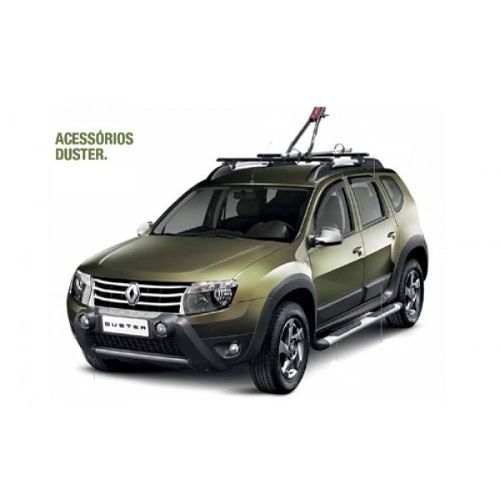 Estribo Oblongo Renault Duster Preto / Cromado 2012 13 14 15 16 17 18 19