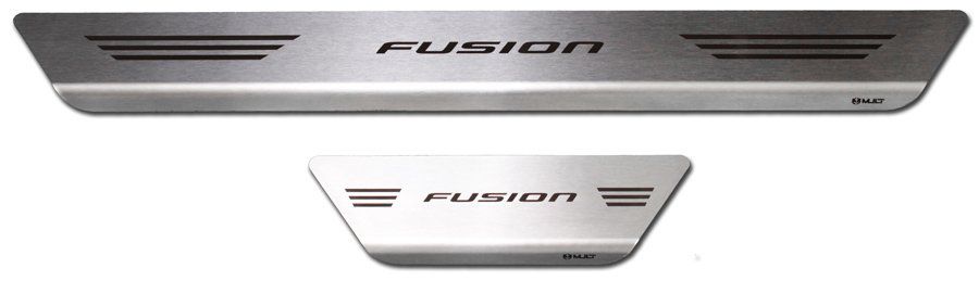 Soleira de Aço Inox Premium Escovado Ford Fusion 2014 15 16 17 18 19