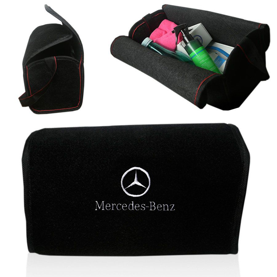Bolsa Organizadora Porta Mala Tevic Mercedes Benz Com Velcro Fixador 14 Litros