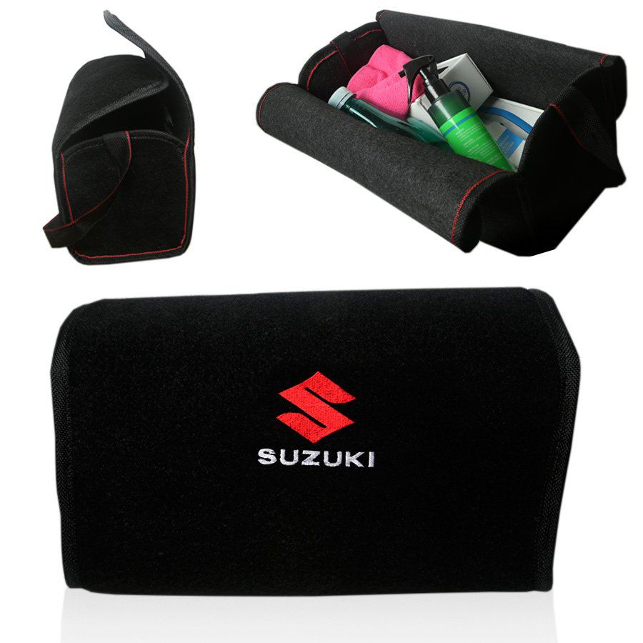 Bolsa Organizadora Porta Mala Tevic Suzuki Com Velcro Fixador 14 Litros