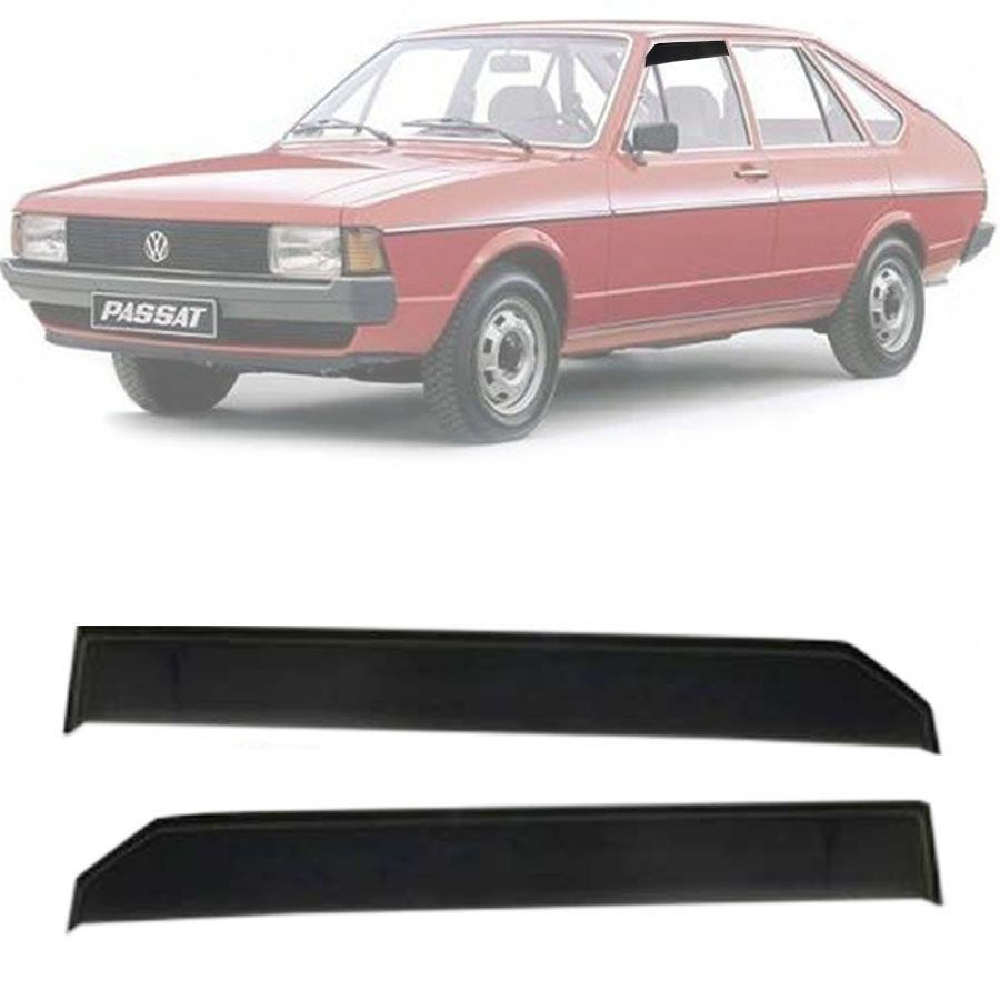 Calha de Chuva Esportiva Volkswagen Passat 1975 Até 1990 2 Portas Fumê