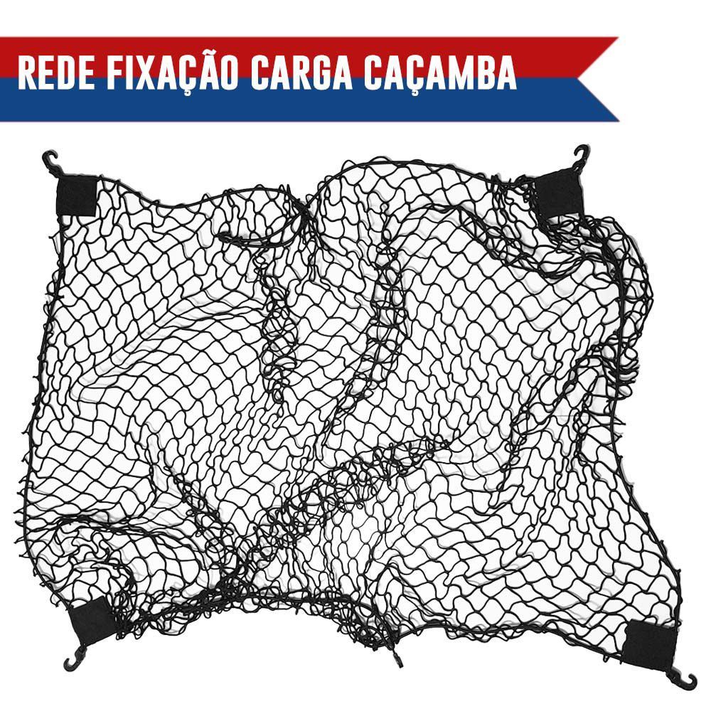 Rede Elástica de Caçamba Para Contenção de Bagagem CargoFix Big CargoNet Universal Renault Oroch