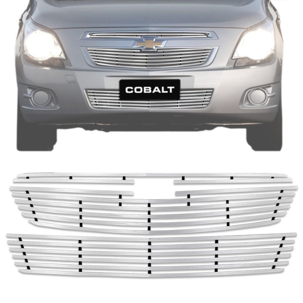 Sobre Grade Chevrolet Cobalt 2010 A 2015 Cromada Aço Inox 