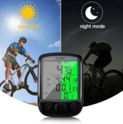 Farol Bike Buzina Usb/solar + Pisca + Velocímetro 27 Funções