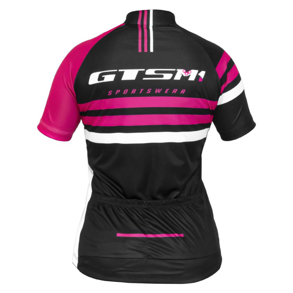 Camiseta Feminina Ciclista Gtsm1 Manga Curta com Proteção - UVA / UVB 50 FPS