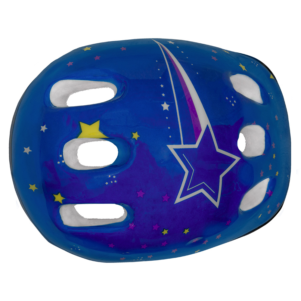 Capacete Infantil Star Flash Element KJS-04 Azul