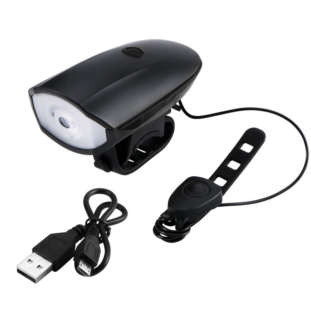 Lanterna Dianteira Speaker USB Recarregável 7588 com buzina
