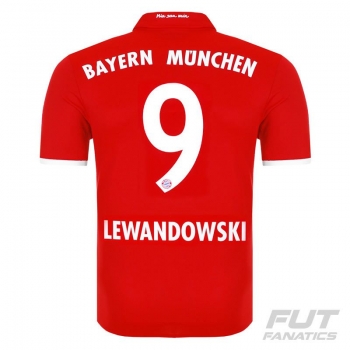 Adidas FC Bayern München Home 2017 9 Lewandowski