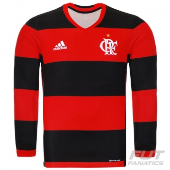 Adidas Flamengo Home 2016 Long Sleeves Jersey