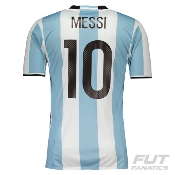 Adidas Argentina Home 2016 Jersey 10 Messi