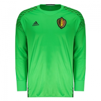 Adidas Belgium Home 2017 GK Long Sleeves Authentic Jersey
