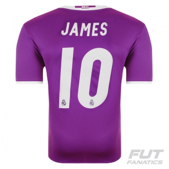 Adidas Real Madrid Away 2017 Jersey 10 James