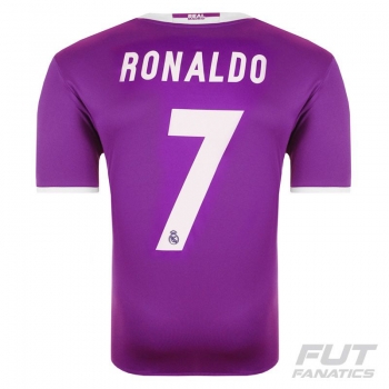 Adidas Real Madrid Away 2017 Jersey 7 Ronaldo