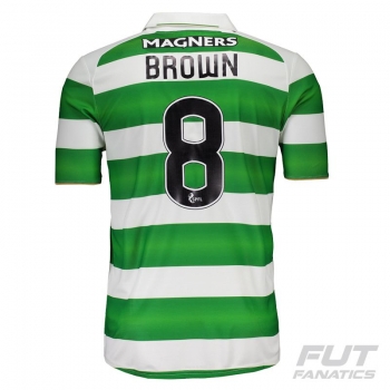 New Balance Celtic Home 2017 Jersey 8 Brown