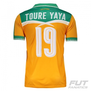 Puma Côte d'Ivoire Home 2017 Jersey 19 Toure Yaya