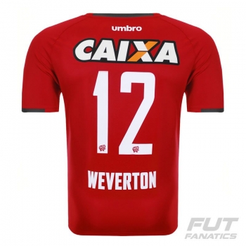 Umbro Atlético Paranaense GK 2016 Red Jersey 12 Weverton