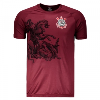 Corinthians São Jorge Burgundy T-Shirt