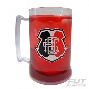 Santa Cruz Badge Red Freezer Mug