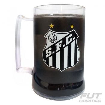 Santos Badge Black Freezer Mug