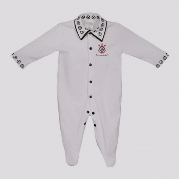Corinthians Stamped Baby Romper Suit