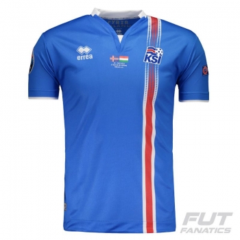 Errea Iceland Home 2017 Euro Matchday Jersey