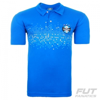 Grêmio Graphic Blue Polo Shirt