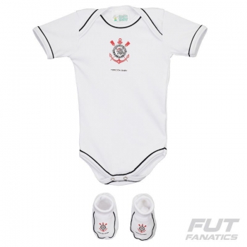 Corinthians  Romper Suit + Slippers Baby Kit
