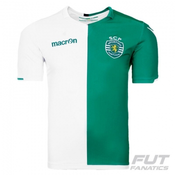 Macron Sporting Clube de Portugal Fourth 2015 Authentic Jersey