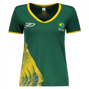 Olympikus Brazil Volley CBV 2016 Women Green Jersey