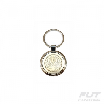 Palmeiras Round Badge Key Ring