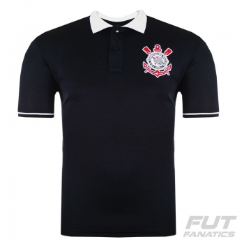 Corinthians Black Polo Shirt