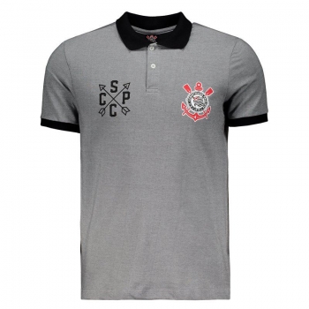 Corinthians Thompson Gray Polo Shirt
