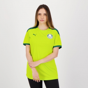 Puma Palmeiras Training 2021 Lime Green Women Shirt