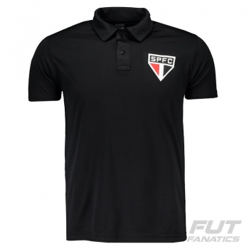 SPR São Paulo Flash Black Polo Shirt