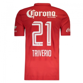 Under Armour Deportivo Toluca FC Home 2017 Jersey 21 Triverio