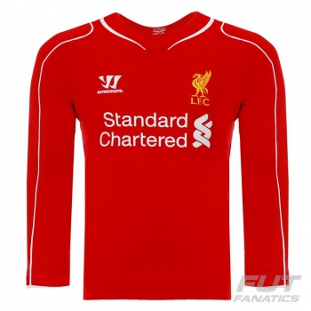 Warrior Liverpool FC Home 2015 Long Sleeves Jersey