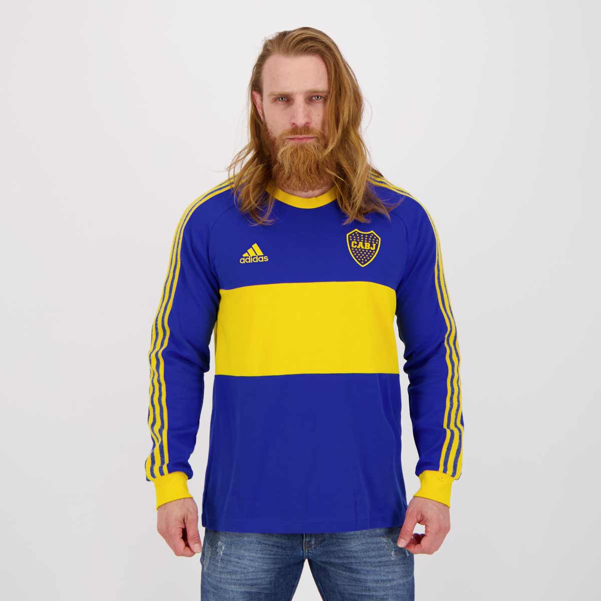 Young lady Get used to wilderness Adidas Boca Juniors Icon Long Sleeves Jersey - FutFanatics