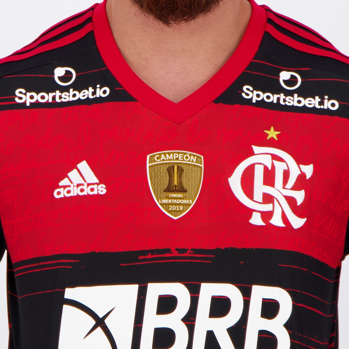 and Copa Libertadores champion patch 2020 Flamengo Soccer Jersey #9 GABRIEL B 