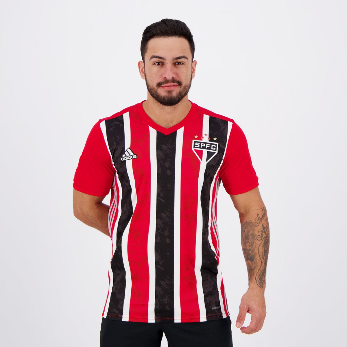 BROOK Dani Alves#10 SAO Paulo Home Soccer Jersey 2019-2020 Full Sponsor 